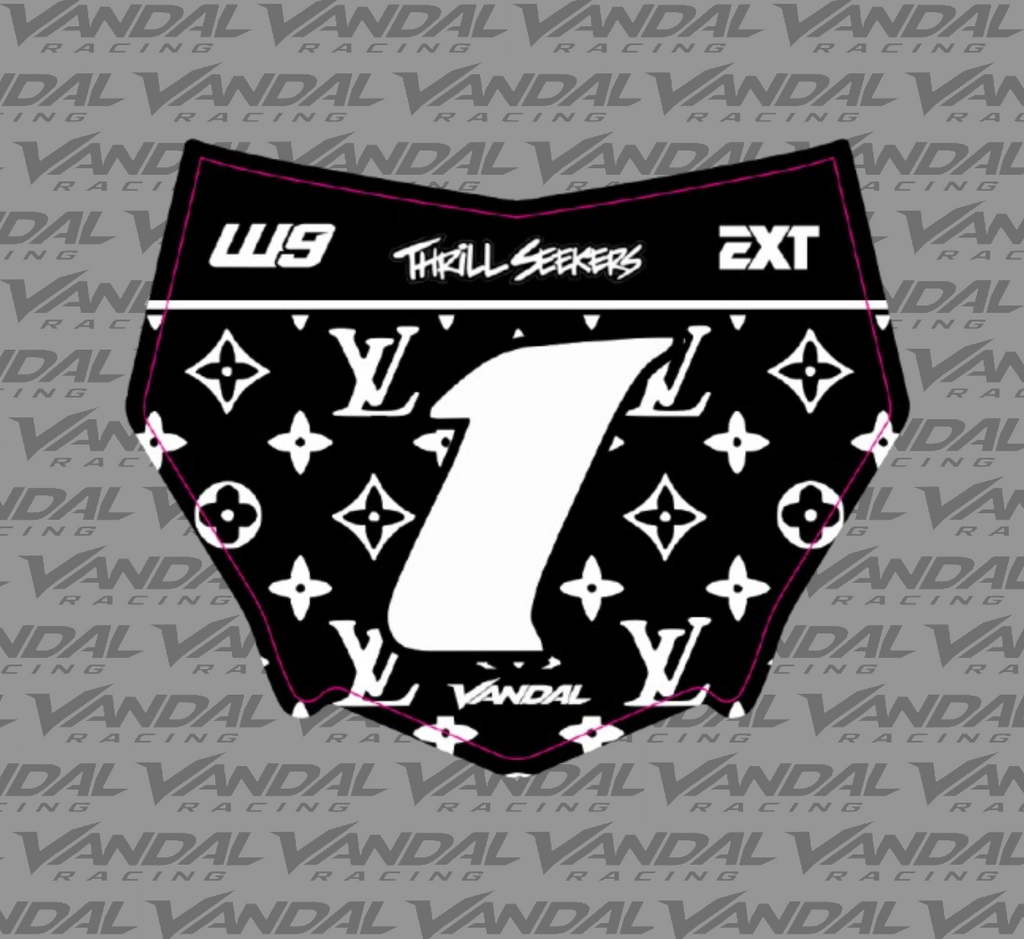 Motocutz LV Front Plate Decal