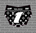 Motocutz LV Front Plate Decal