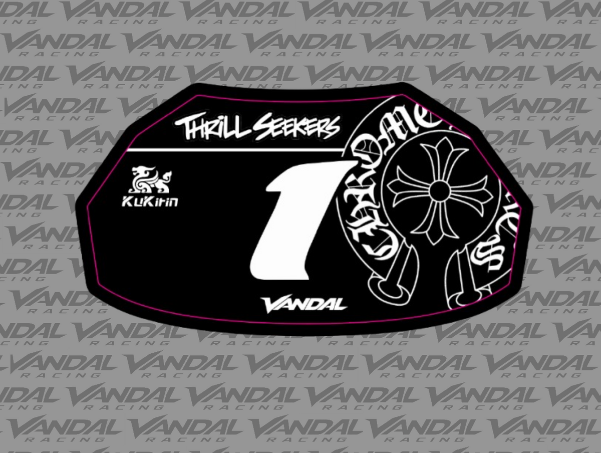 Kukirin G4 Chrome Hearts Front Plate Decal
