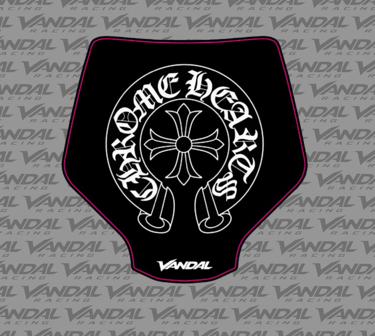 Stark Varg Mx Chrome Hearts Front Plate - Minimal Black