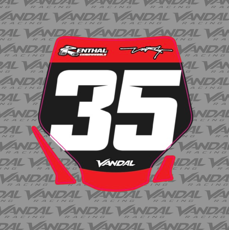 Stark Varg Mx Front Plate Decal